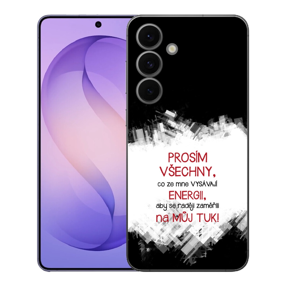 mmCase géltok a Samsung Galaxy S26 FE-hez – vicces felirat, 1 db, piros