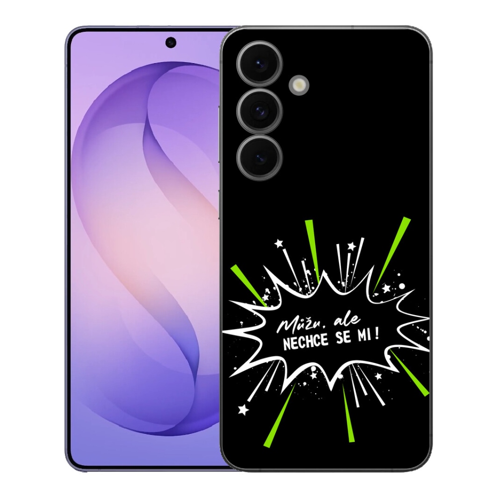 mmCase géltok a Samsung Galaxy S26 FE-hez – vicces felirat, 11, fekete háttér