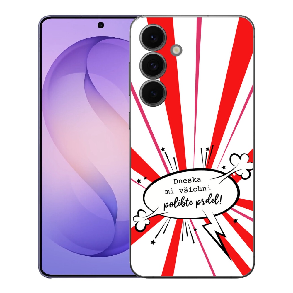mmCase géltok a Samsung Galaxy S26 FE-hez – vicces felirat, 15, fehér háttér