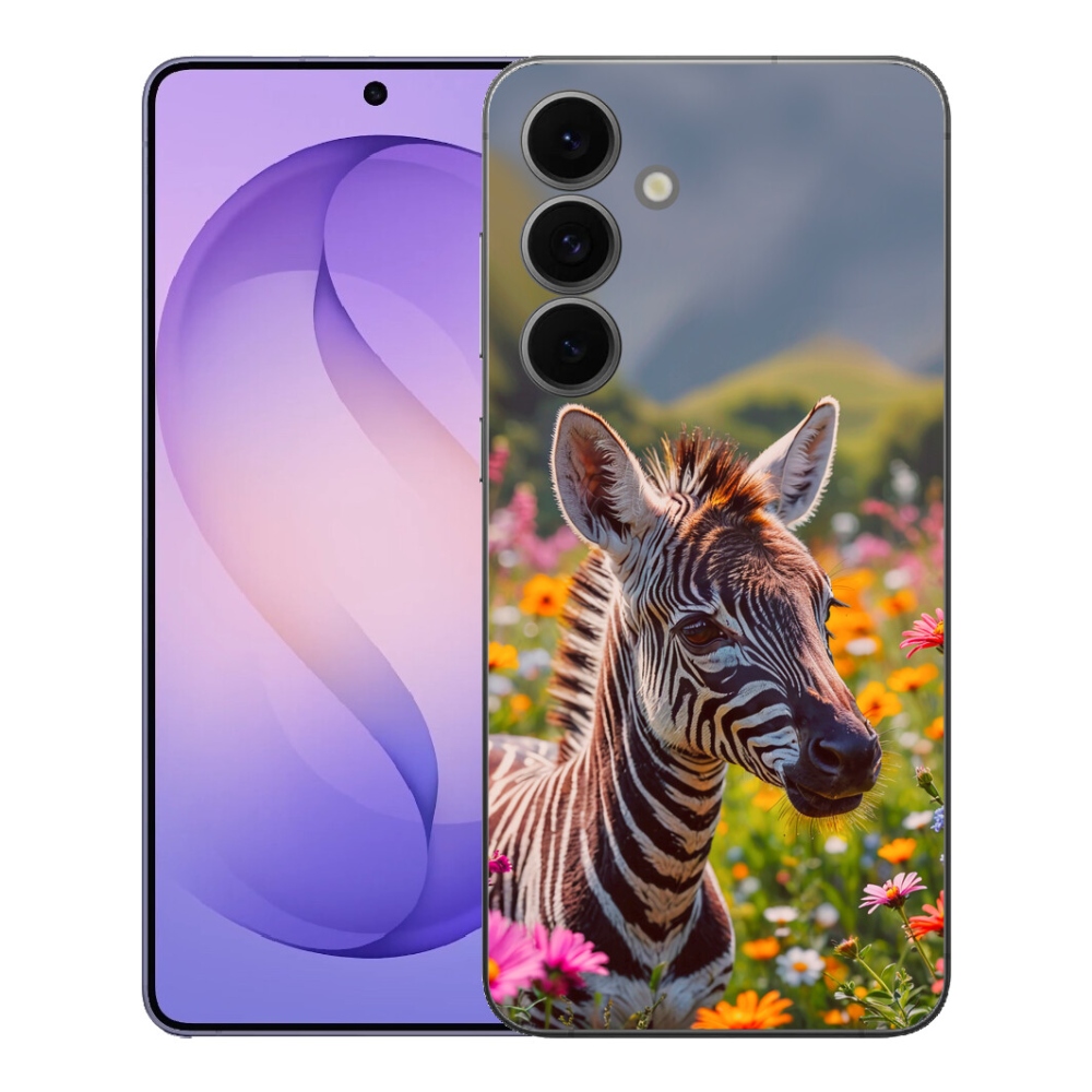 mmCase gélhuzat a Samsung Galaxy S26 FE-hez – zebra a réten