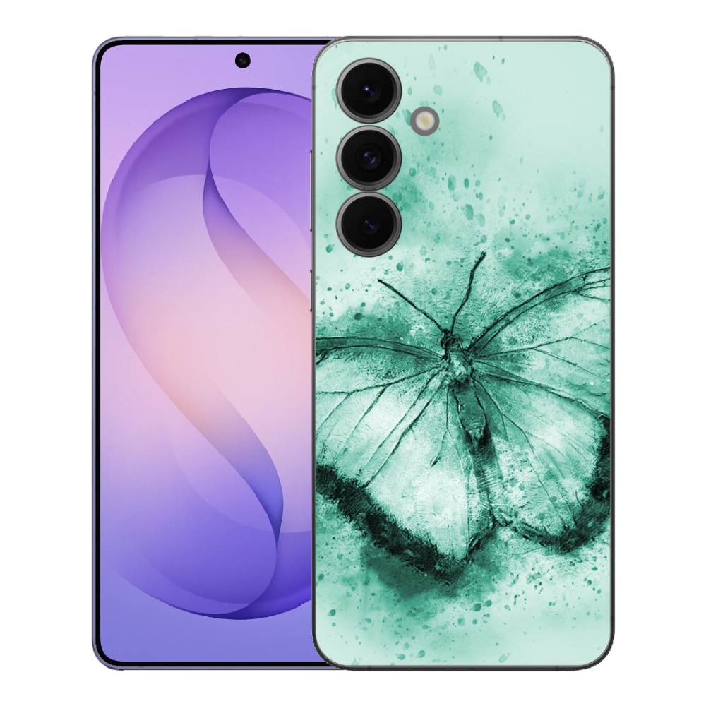 mmCase géltok a Samsung Galaxy S26 FE-hez – zöld pillangó