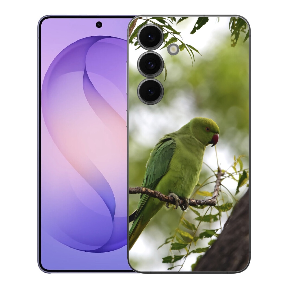 mmCase géltok a Samsung Galaxy S26 FE-hez – zöld papagáj