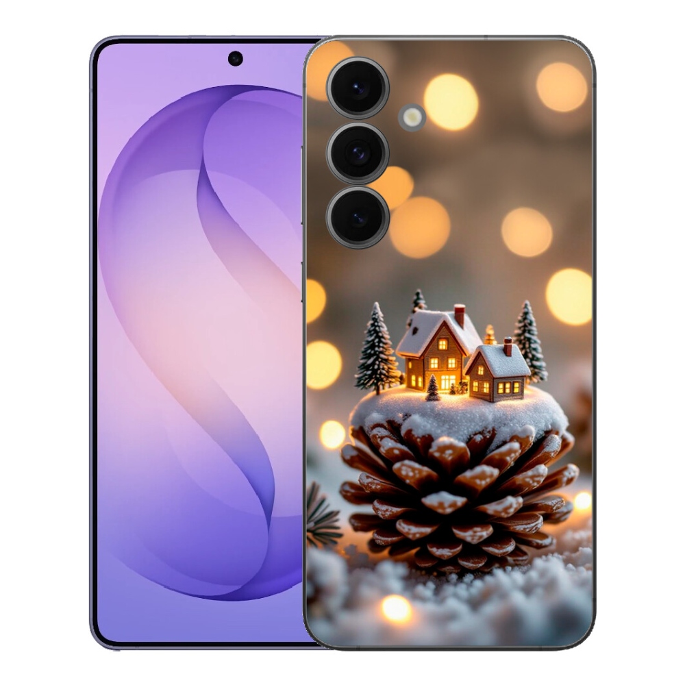 mmCase gél tok a Samsung Galaxy S26 FE-hez – téli falu