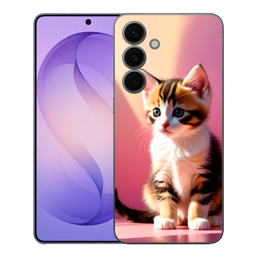 mmCase gél tok a Samsung Galaxy S26 FE-hez – kíváncsi cica 2