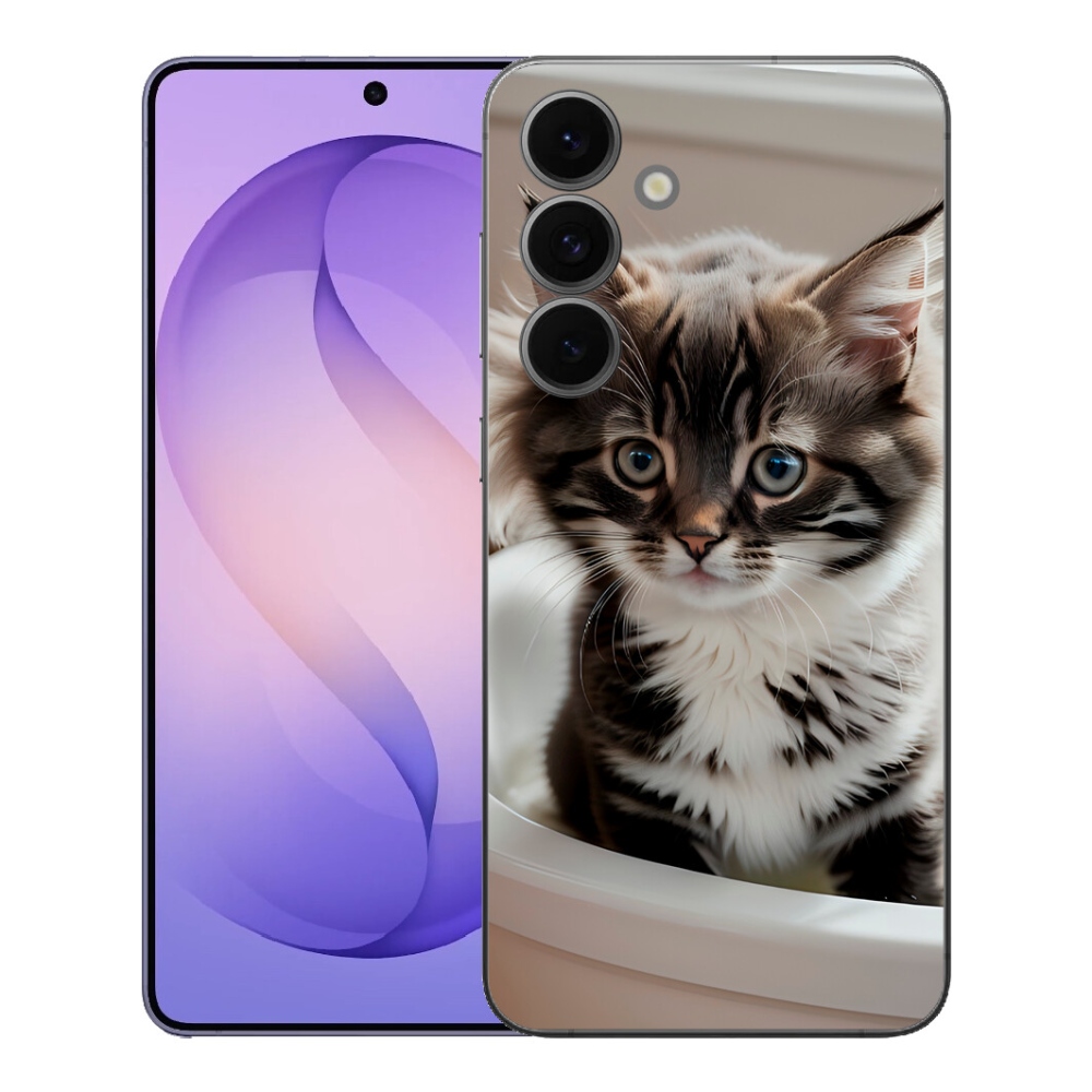 mmCase géltok a Samsung Galaxy S26 FE-hez – kíváncsi cica