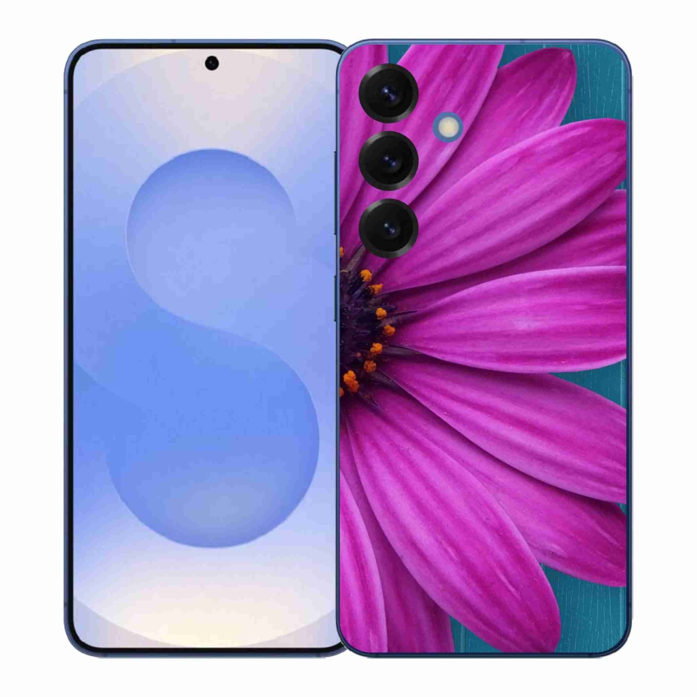Zselés borítás mmCase Samsung Galaxy S26+ készülékhez - lila margaréta