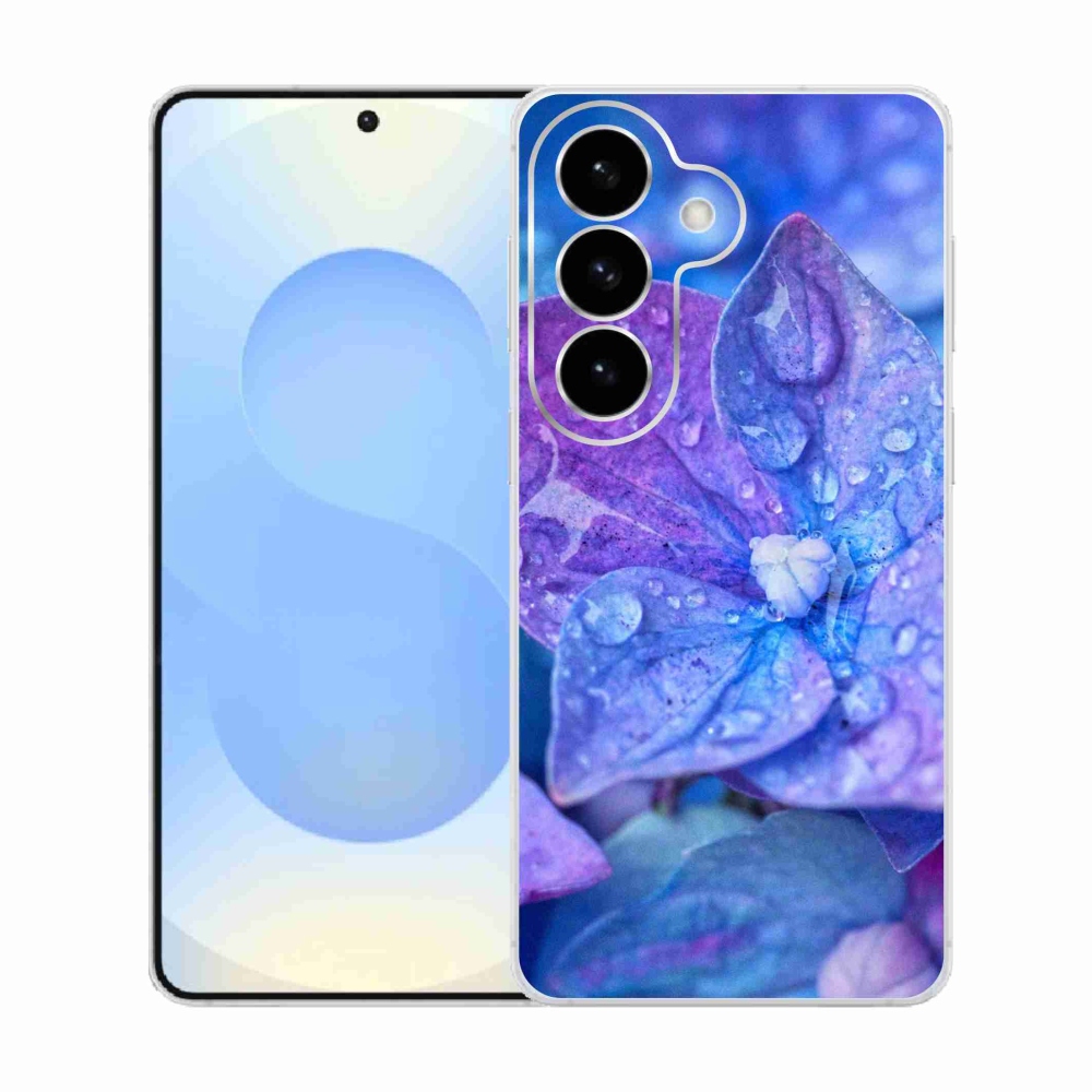 Gél védőhuzat mmCase Samsung Galaxy S26 készülékhez - lila virág