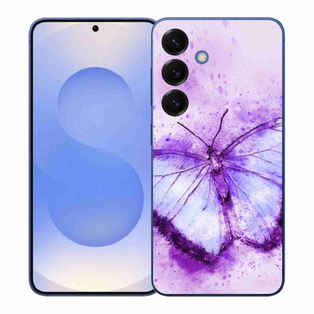 Zselés borítás mmCase Samsung Galaxy S26+ - lila pillangó