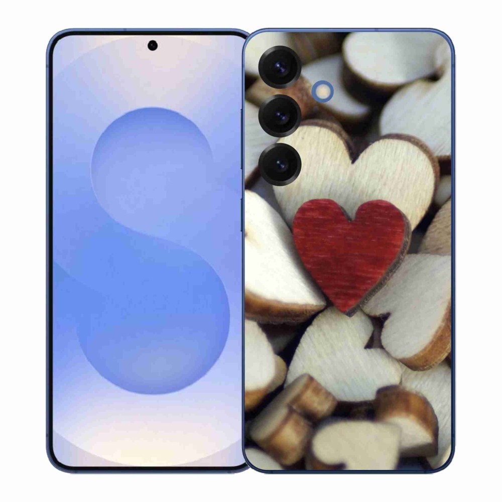 Gél védőhuzat mmCase Samsung Galaxy S26+ - gravírozott piros szív