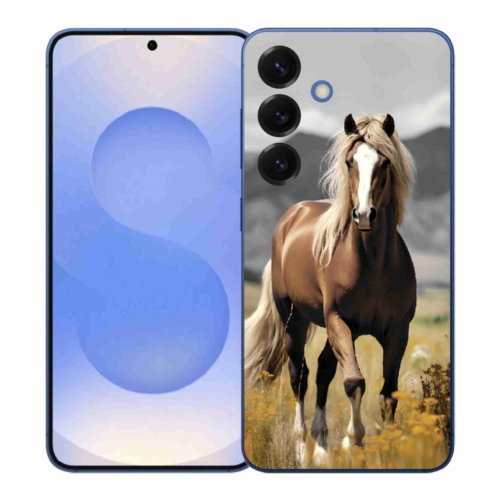 Gél védőhuzat mmCase Samsung Galaxy S26+ - barna ló 1