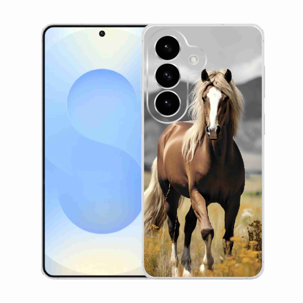 Zselés borítás mmCase Samsung Galaxy S26 - barna ló 1