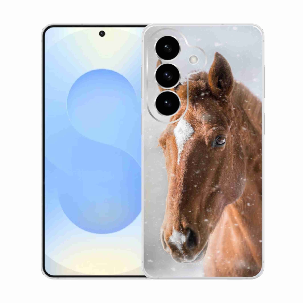 Zselés borítás mmCase Samsung Galaxy S26 - barna ló 2