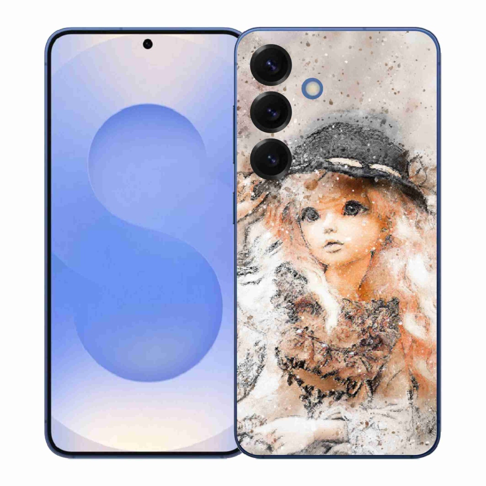 Gél borítás mmCase Samsung Galaxy S26+ készülékhez - lány kalapban