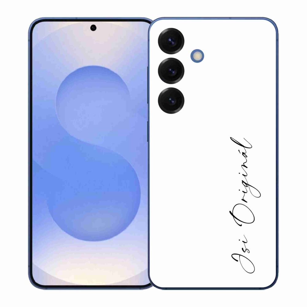 Gél borító mmCase Samsung Galaxy S26+ - te vagy az eredeti fehér háttér