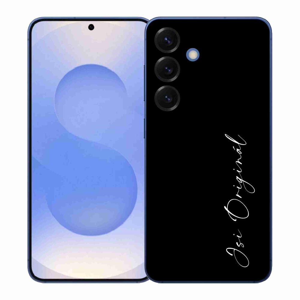 Gél borító mmCase Samsung Galaxy S26+ - te vagy az eredeti fekete háttér