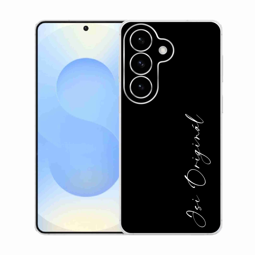 Gél borító mmCase Samsung Galaxy S26 - te vagy az eredeti fekete háttérrel