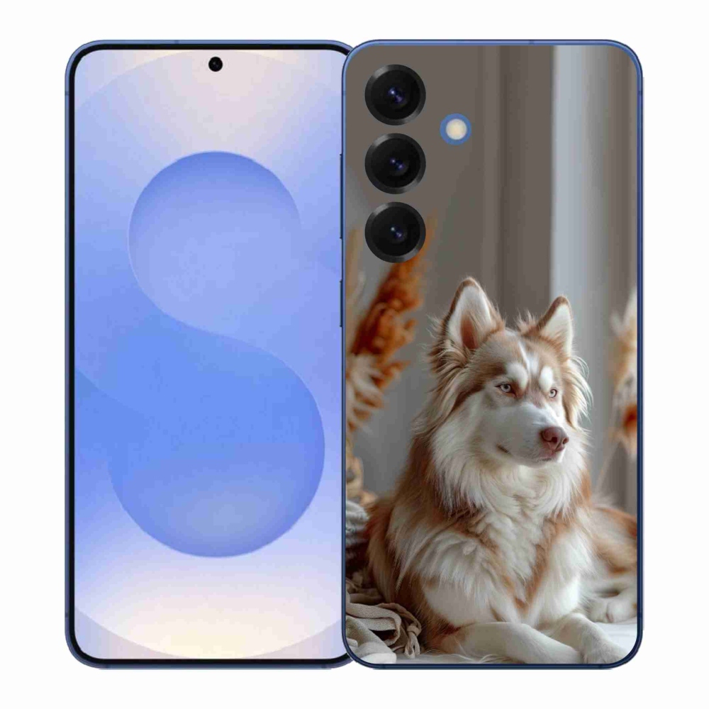 Zselés borítás mmCase Samsung Galaxy S26+ - csendes szibériai husky