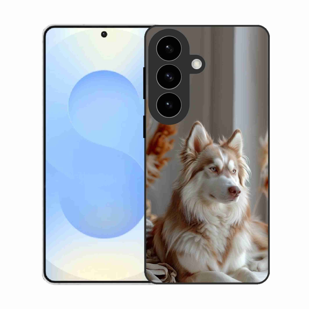Gél borítás mmCase Samsung Galaxy S26 készülékhez - csendes szibériai husky