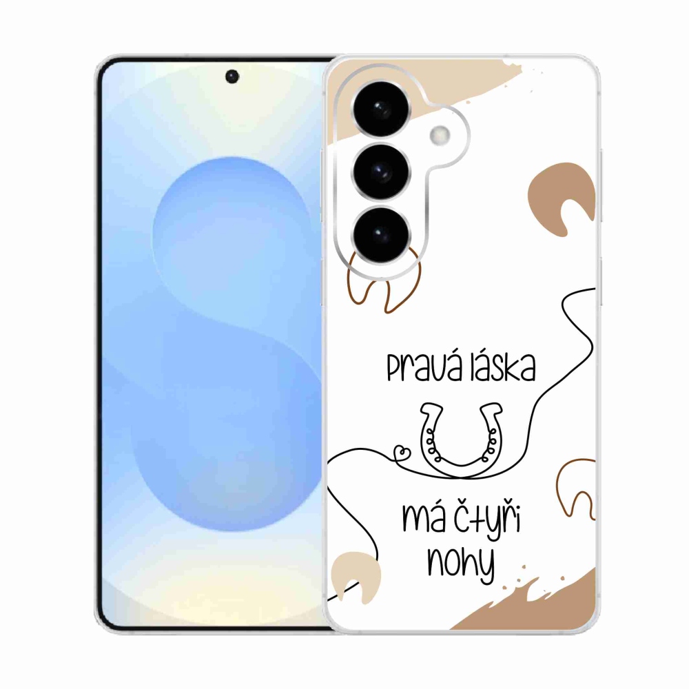 Gél borítás mmCase Samsung Galaxy S26 készülékhez - ló motívum fehér háttér