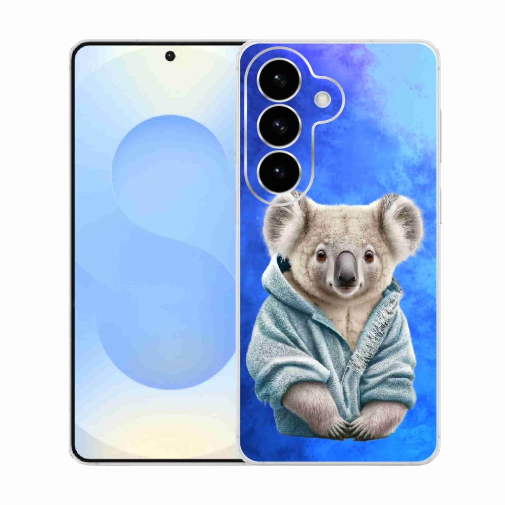 Zselés borítás mmCase Samsung Galaxy S26 készülékhez - koala pulóverben