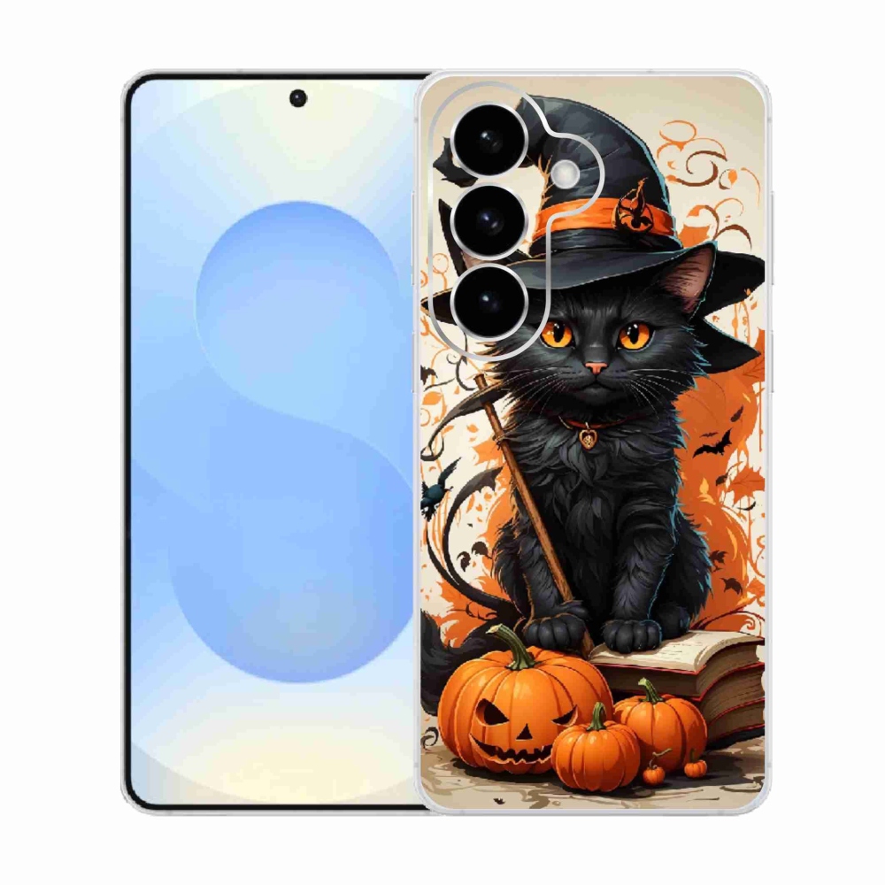 Zselés borítás mmCase Samsung Galaxy S26 készülékhez - macska varázsló