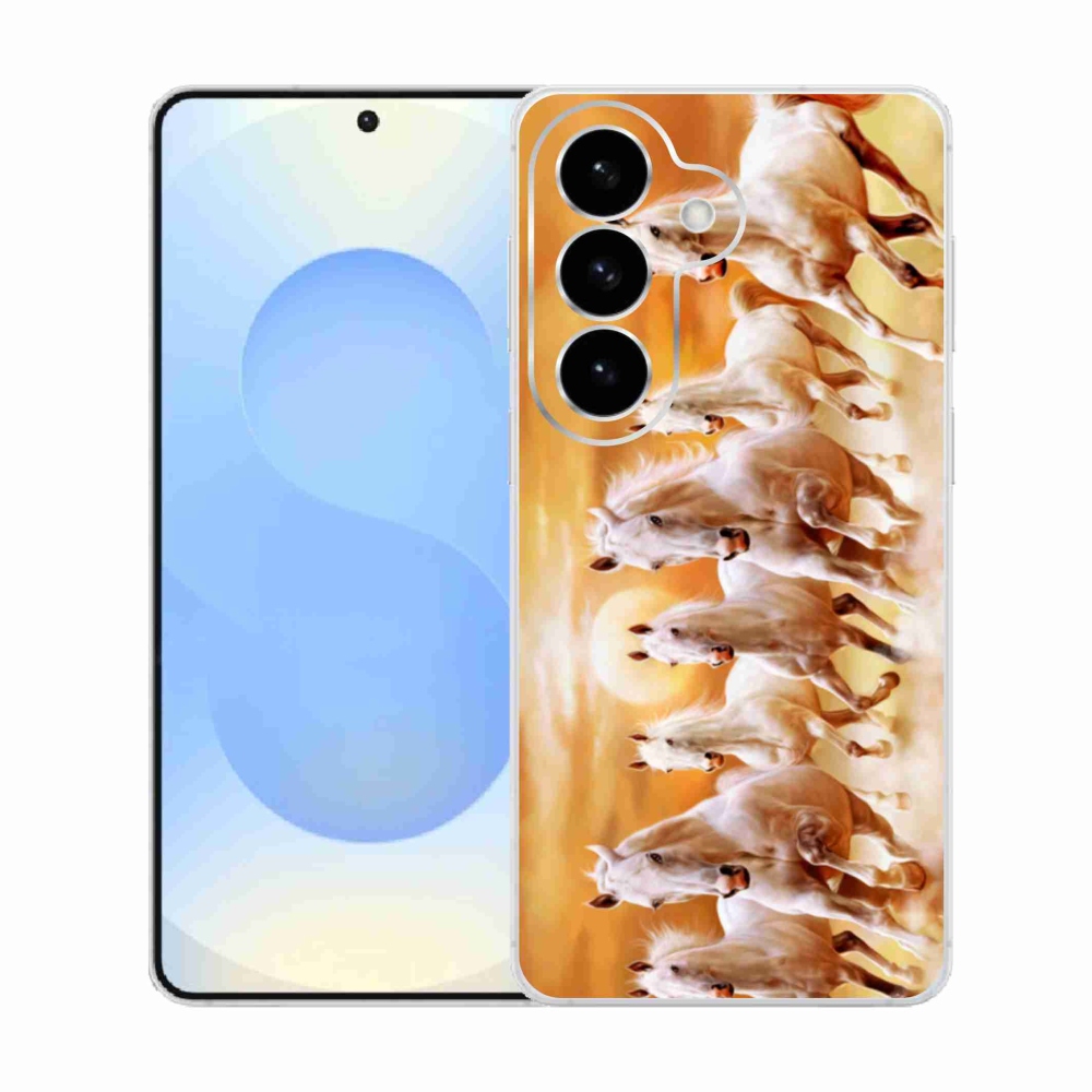 Gél védőburkolat mmCase Samsung Galaxy S26 - lovak 2