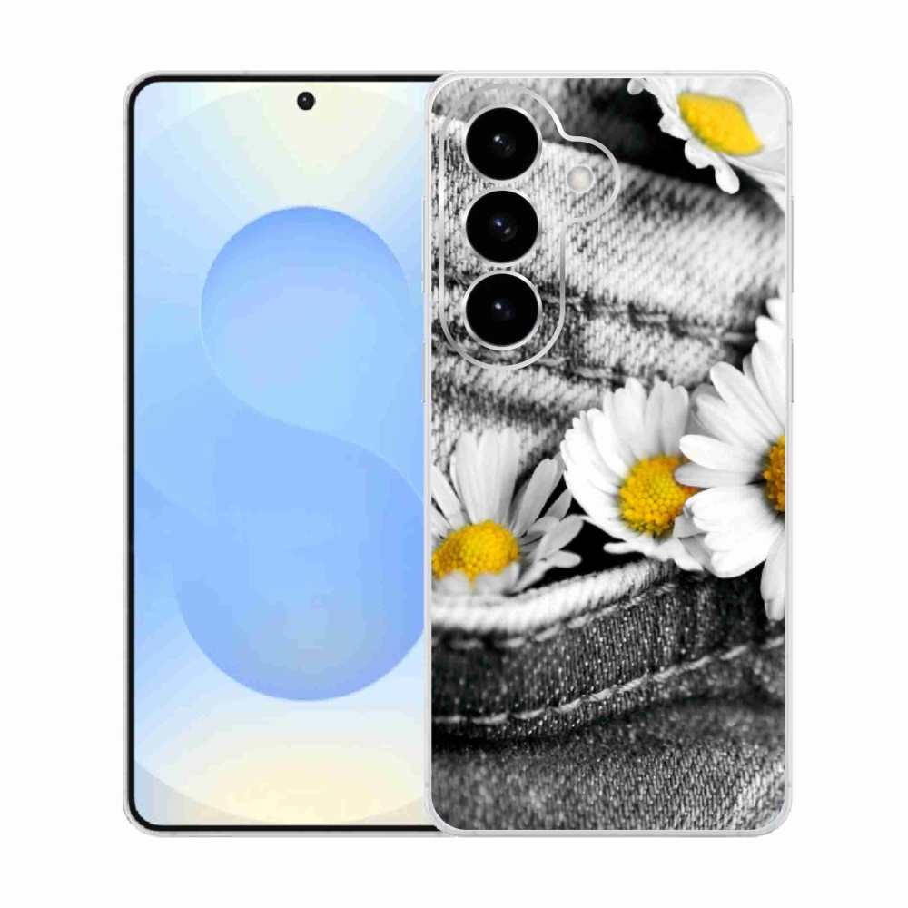 Gél védőhuzat mmCase Samsung Galaxy S26 készülékhez - margaréták