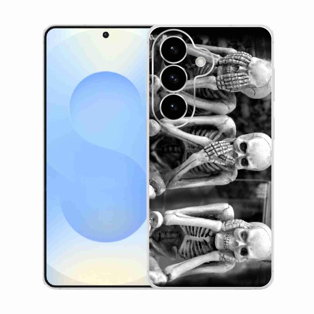 Gél borítás mmCase Samsung Galaxy S26 készülékhez - csontvázak