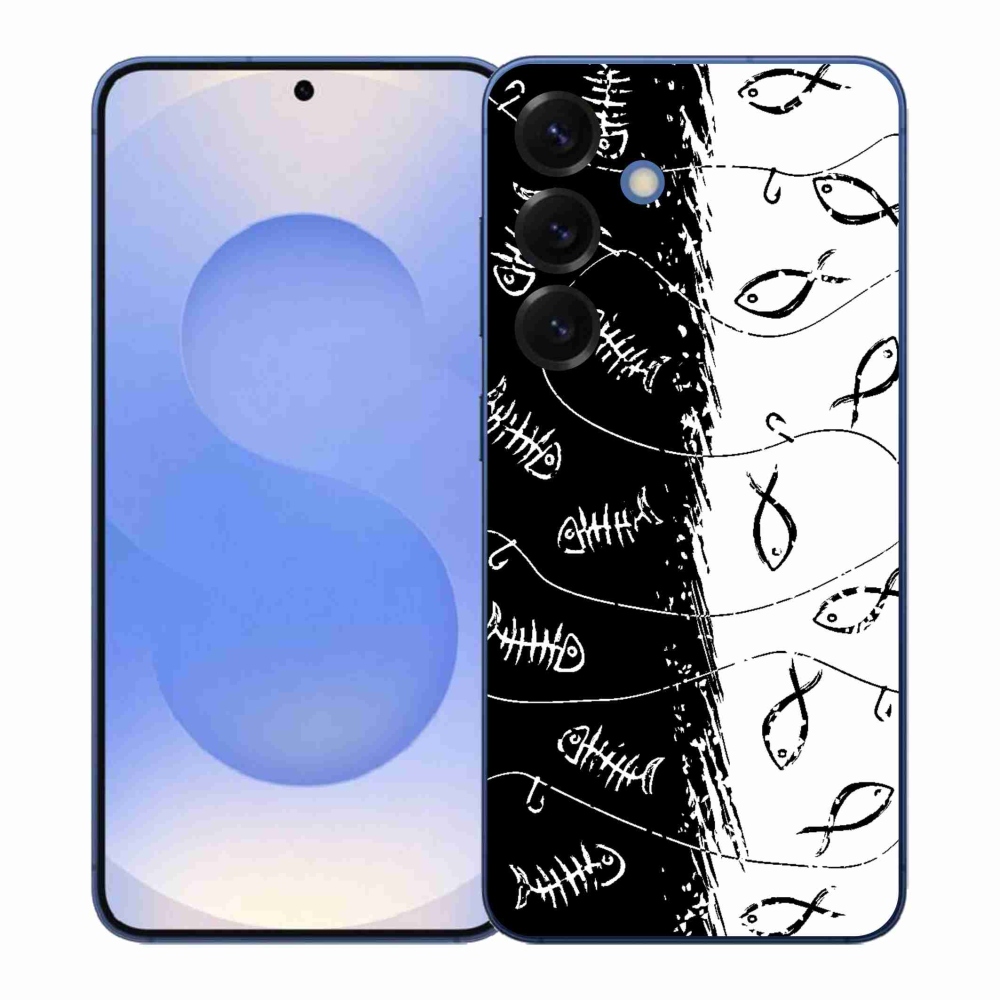 Gél borító mmCase Samsung Galaxy S26+ - csontvázak és halak számára