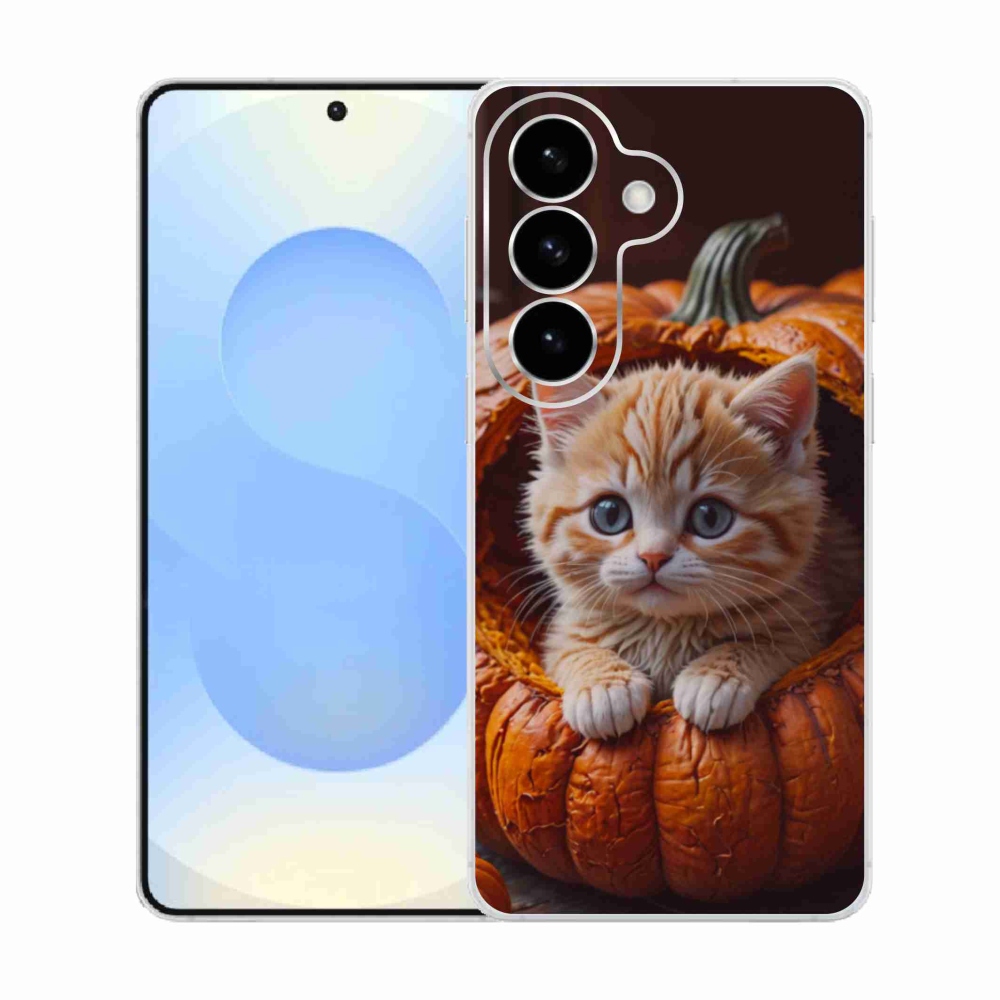 Gél borítás mmCase Samsung Galaxy S26 készülékhez - cica és tök 2