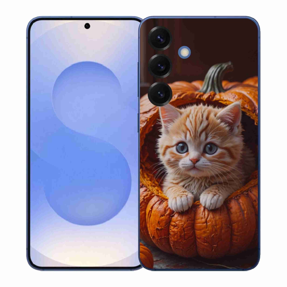 Gél borítás mmCase Samsung Galaxy S26+ készülékhez - cica és tök 2