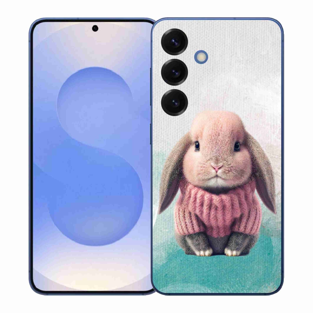 Zselés borítás mmCase Samsung Galaxy S26+ - nyúl pulóverben