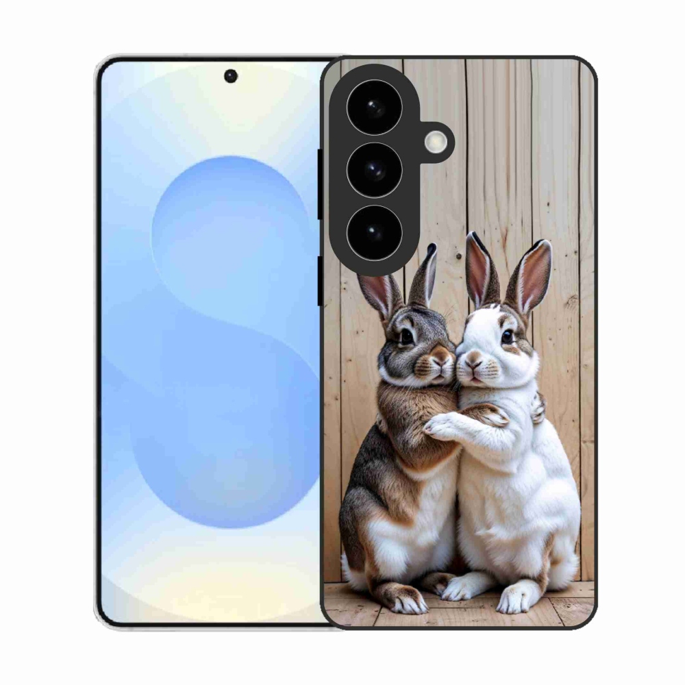 Zselés borítás mmCase Samsung Galaxy S26-hoz - nyúl pár