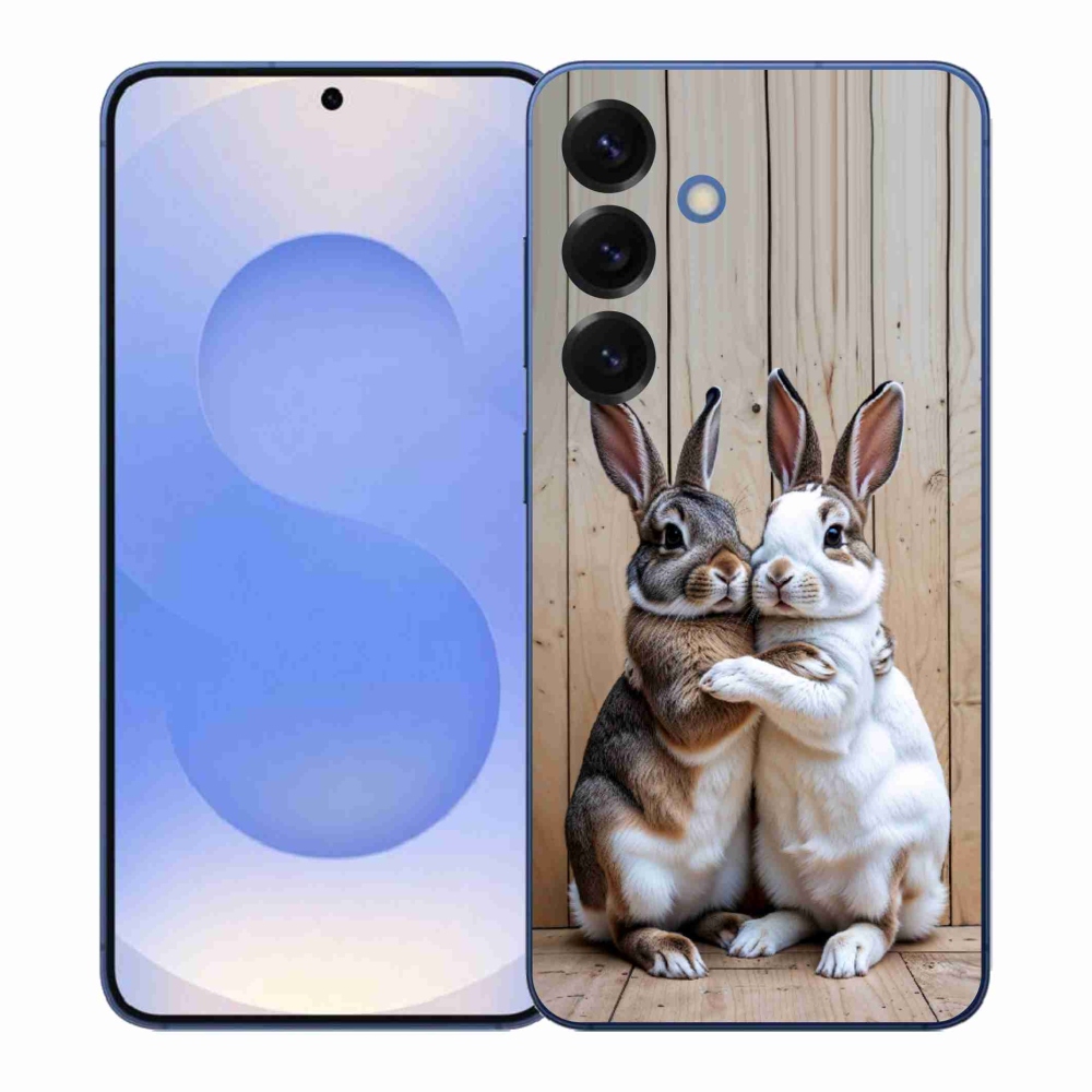 Zselés borítás mmCase Samsung Galaxy S26+ - nyúl párhoz