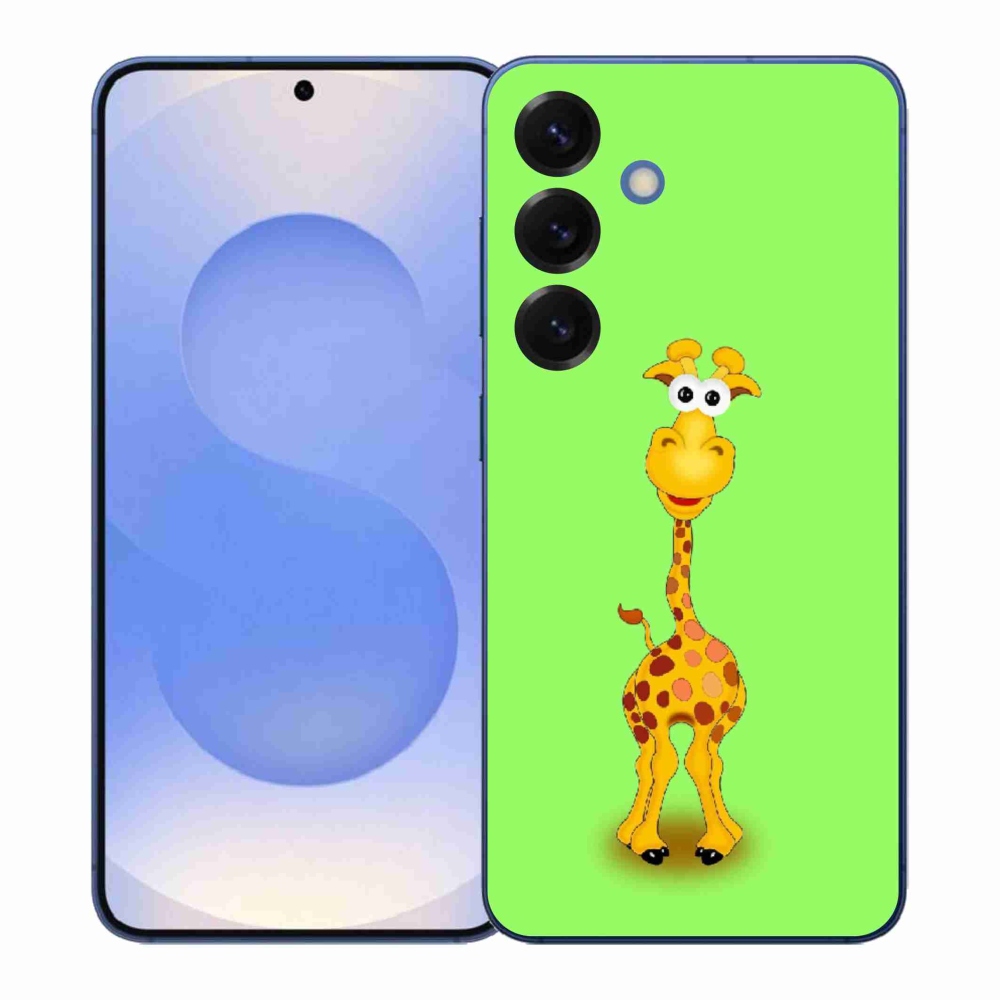 Zselés borítás mmCase Samsung Galaxy S26+ - rajzfilm zsiráfhoz