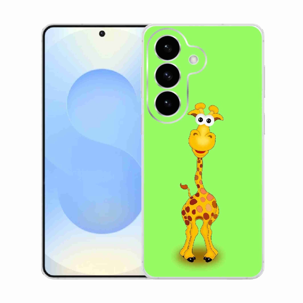 Zselés borítás mmCase Samsung Galaxy S26 készülékhez - rajzfilm zsiráf