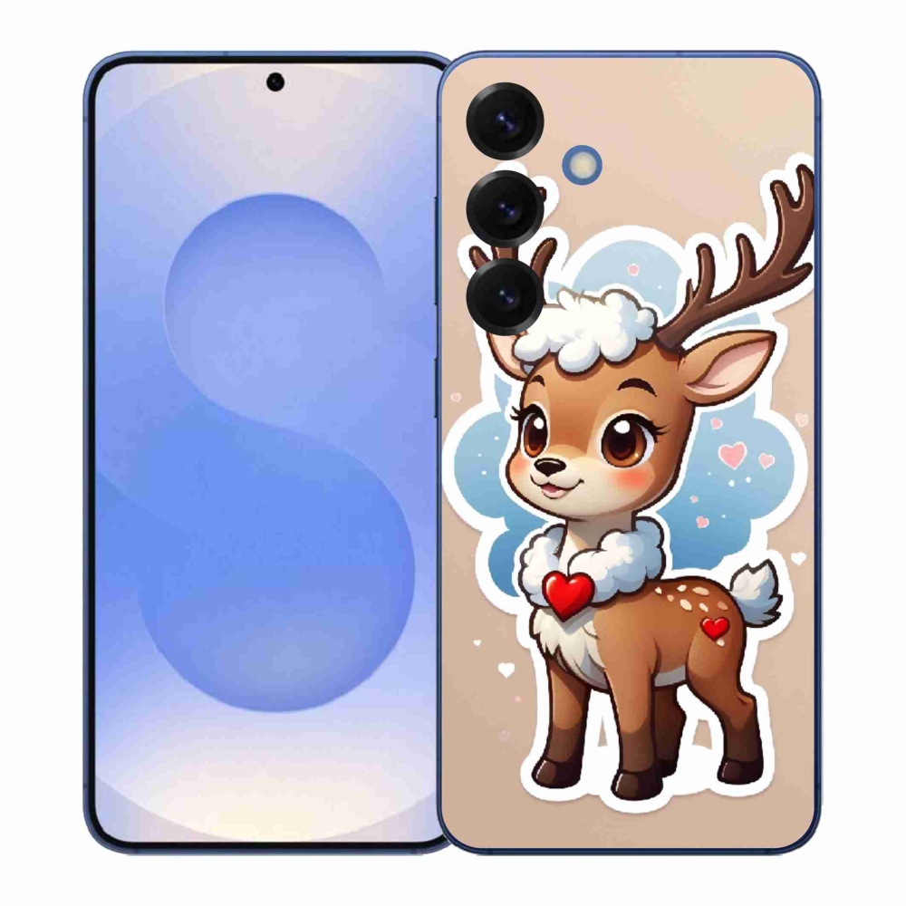 Gél borítás mmCase Samsung Galaxy S26+ készülékhez - rajzfilm rénszarvas