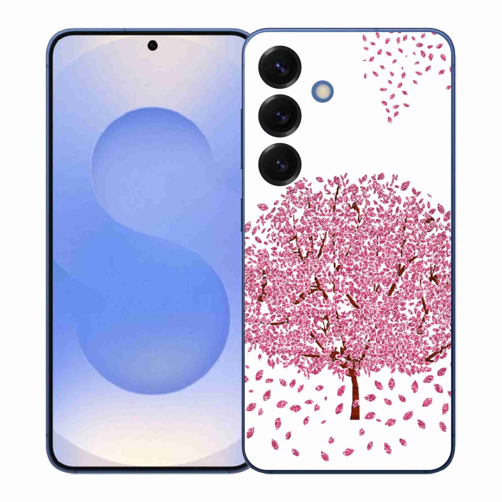 Gél borítás mmCase Samsung Galaxy S26+ készülékhez - rajzfilmfa levelekkel