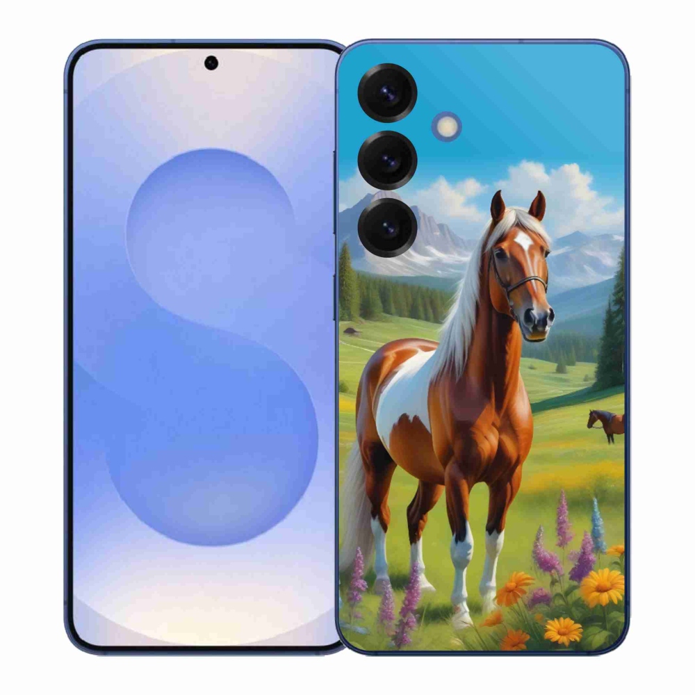 Zselés borítás mmCase Samsung Galaxy S26+ - ló a réten