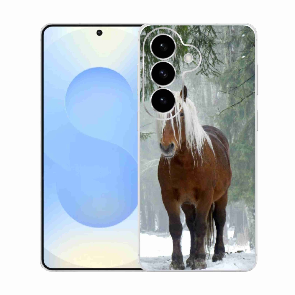 Gél borítás mmCase Samsung Galaxy S26 készülékhez - ló az erdőben