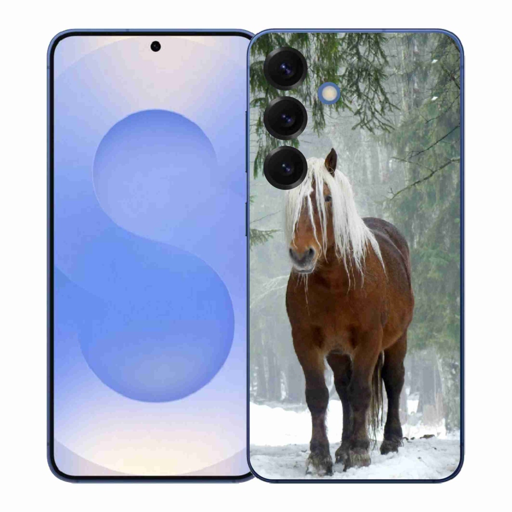 Zselés borítás mmCase Samsung Galaxy S26+ - ló az erdőben