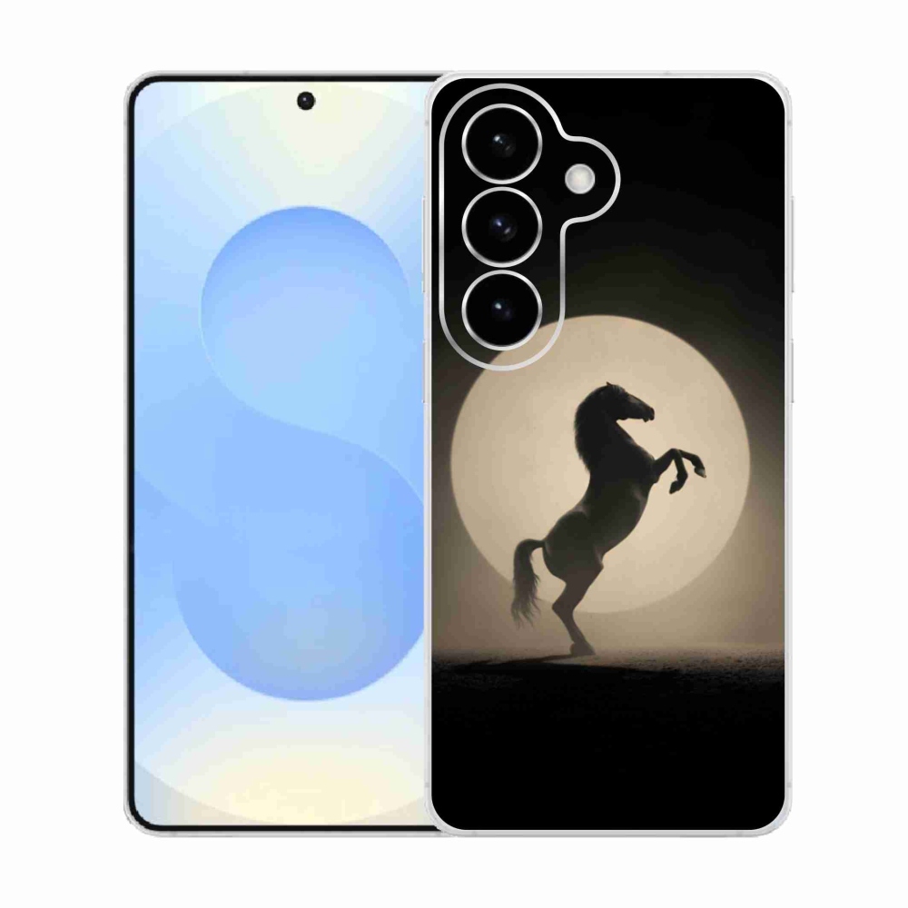 Zselés borítás mmCase Samsung Galaxy S26 készülékhez - ló sziluettben