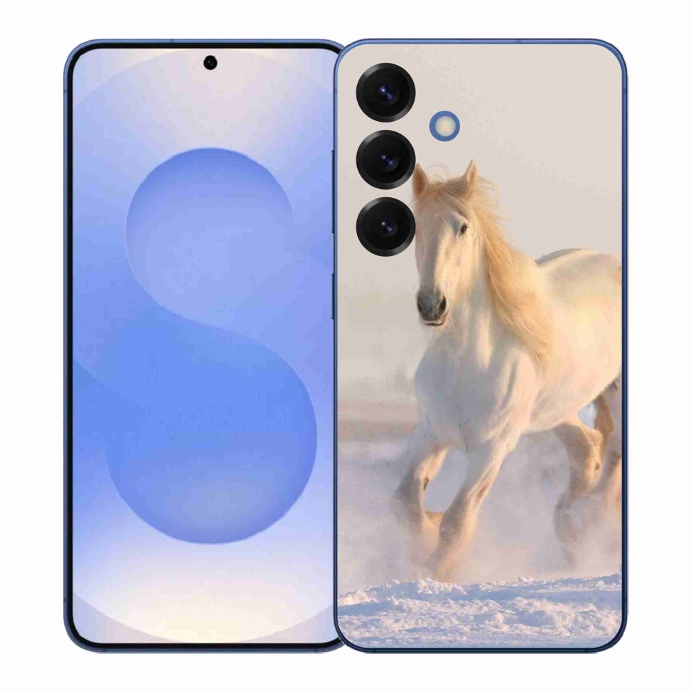 Zselés borítás mmCase Samsung Galaxy S26+ - ló a hóban