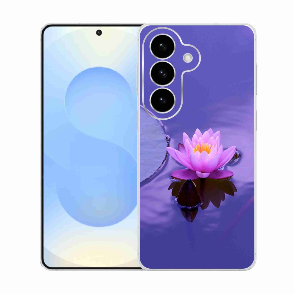 Gél borítás mmCase Samsung Galaxy S26 készülékhez - virág a felületen