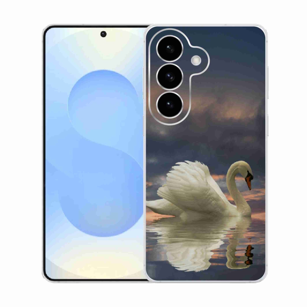 Zselés borítás mmCase Samsung Galaxy S26 készülékhez - hattyú