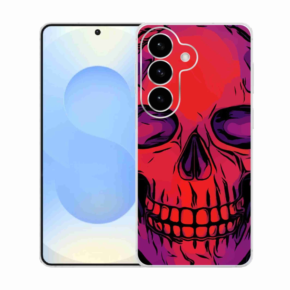 Zselés borítás mmCase Samsung Galaxy S26 készülékhez - koponya