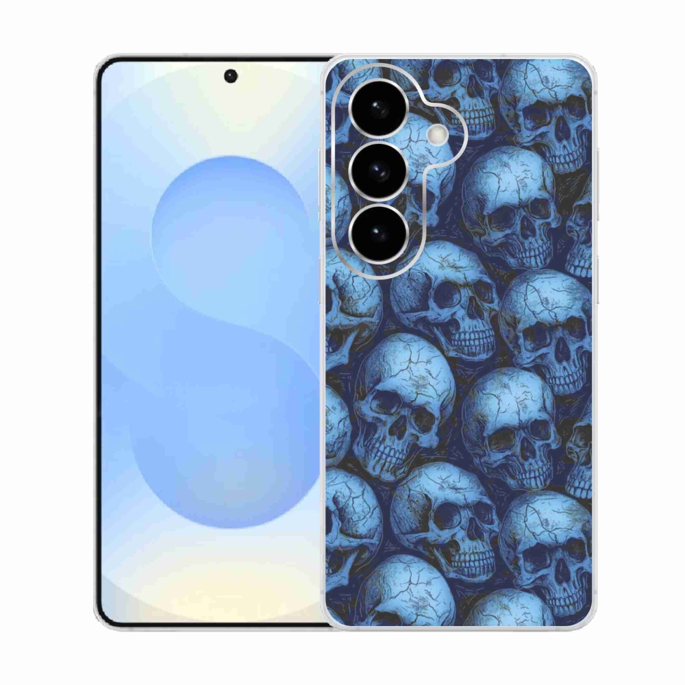 Zselés borítás mmCase Samsung Galaxy S26 készülékhez - koponyák