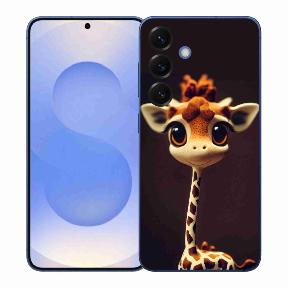 Zselés borítás mmCase Samsung Galaxy S26+ - kis zsiráfhoz