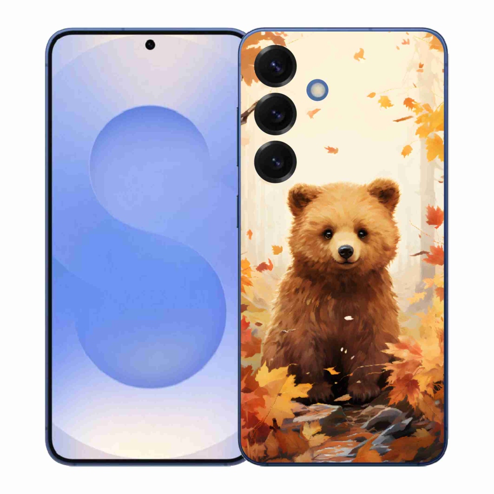 Zselés borítás mmCase Samsung Galaxy S26+ - medve az erdőben