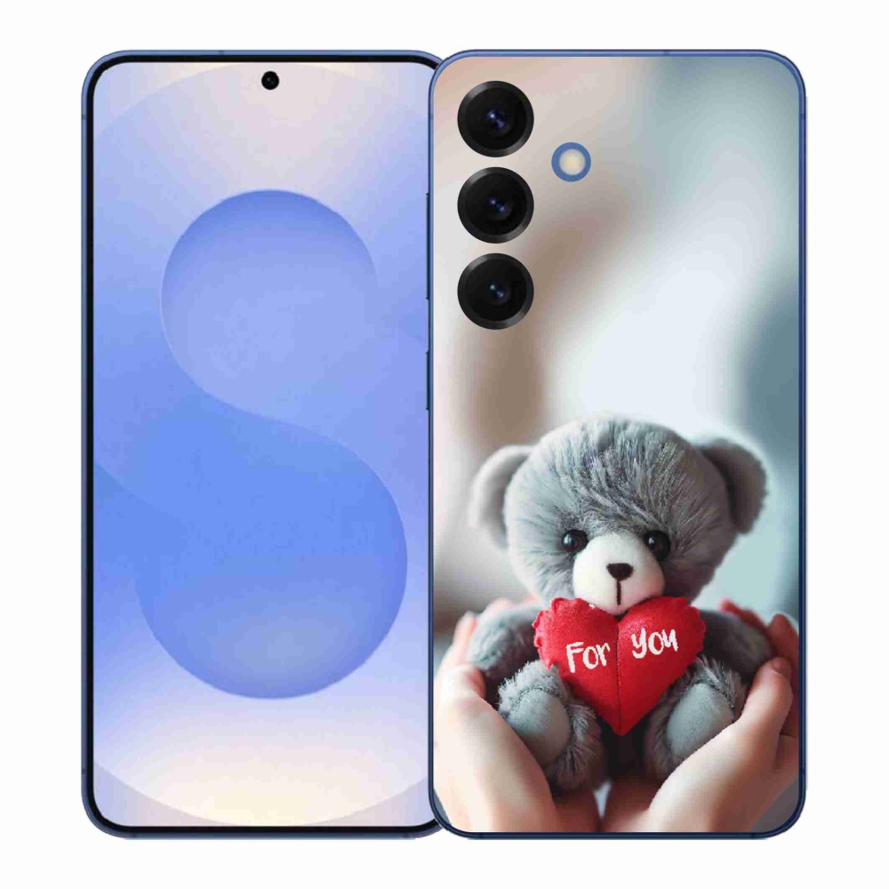 Gél borítás mmCase Samsung Galaxy S26+ készülékhez - mackó a szerelmesek számára